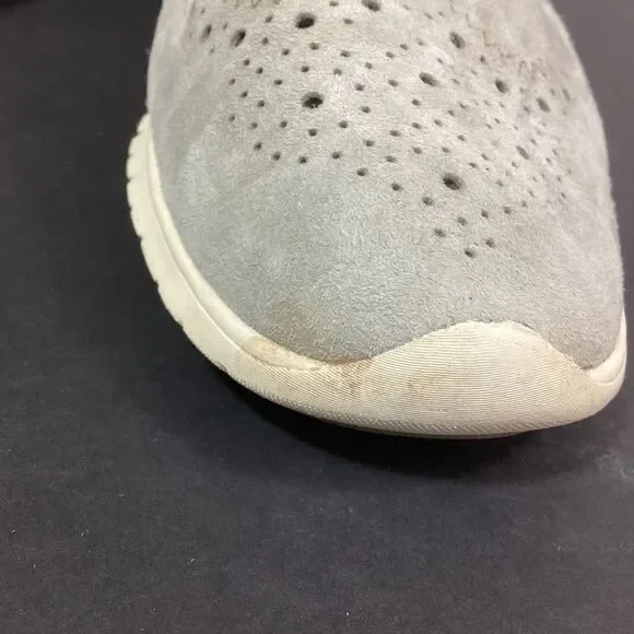 Cole Haan Grand Os -Women's Sz 8.5(B) -Gray Suede -Oxford Dress Shoes D44059 - Picture 7 of 11